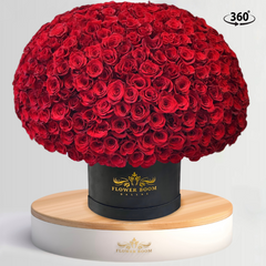 300 red rose box