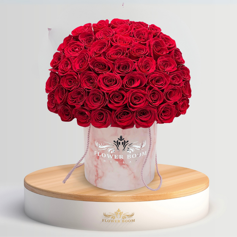 Signature Red Roses In a Box | Red Rose Bouquet Delivery