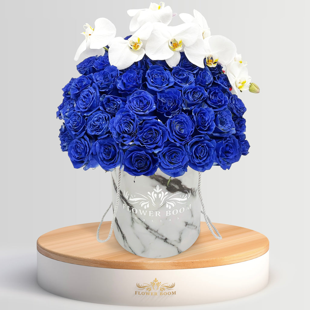 Bouquet Of Blue Roses