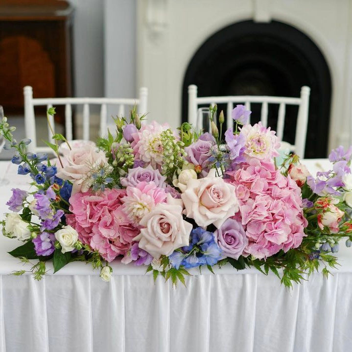 lavender plant centerpieces Lavender & Pink Wedding Centerpiece