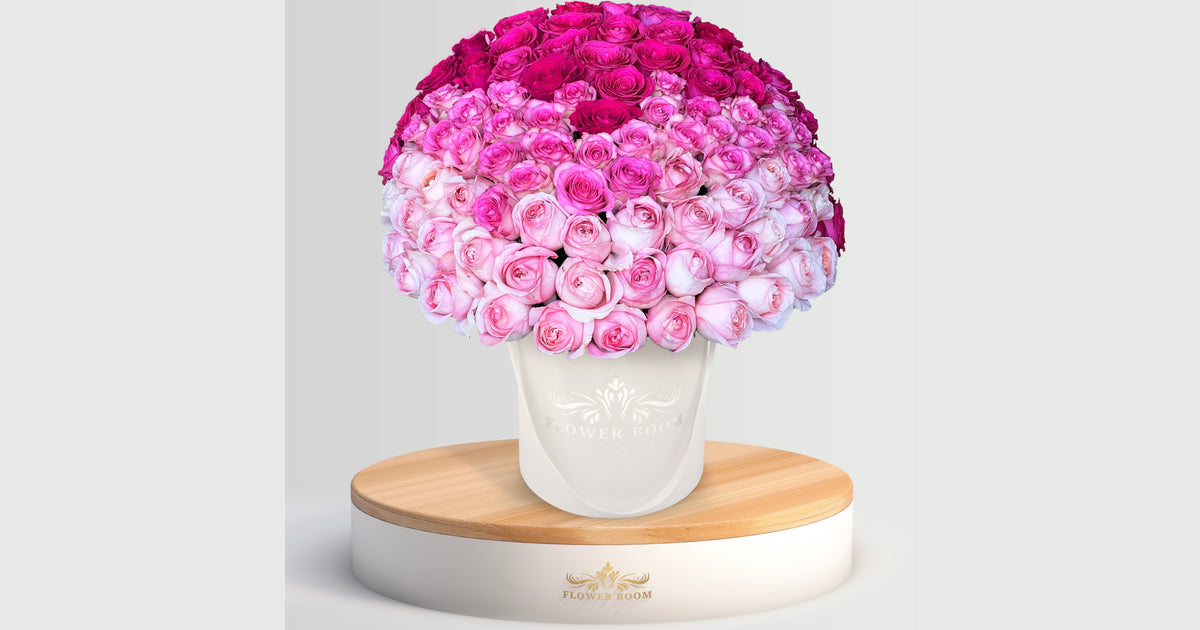 Pink Ombre Roses | Wonderful Ombre Bouquet Delivery in Texas