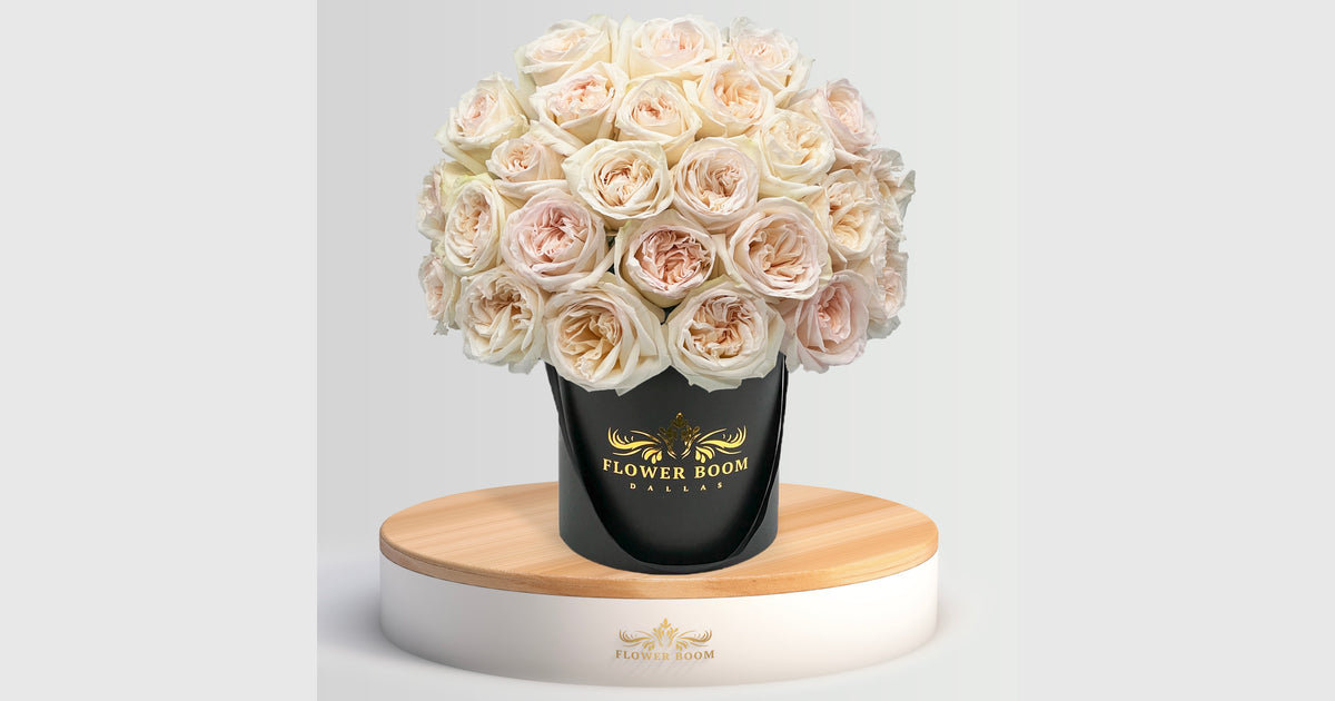 White O'Hara Roses | Fragrant Roses | Garden Rose Bouquet