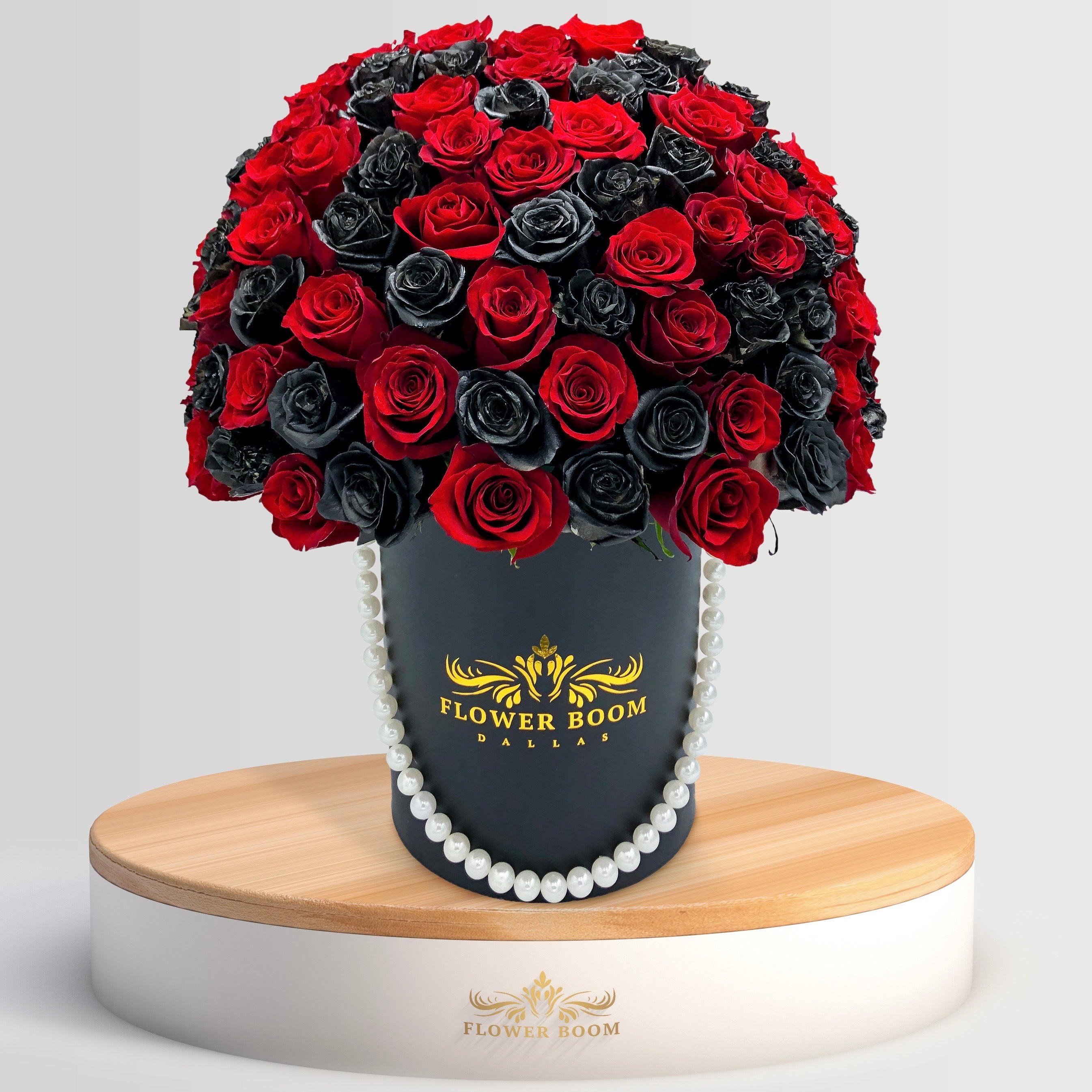 Real Black Roses Bouquet