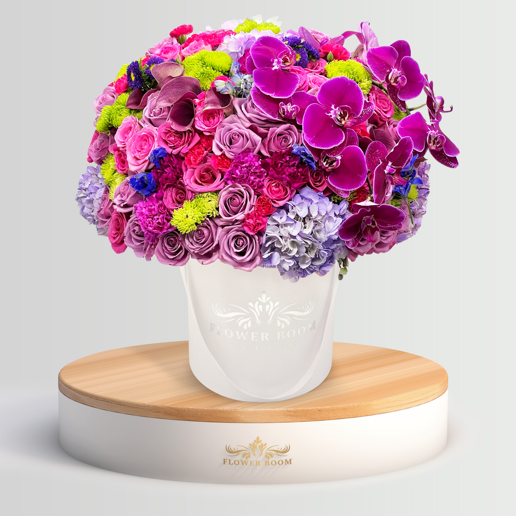 Candy House of Blooms - Purple & Pink