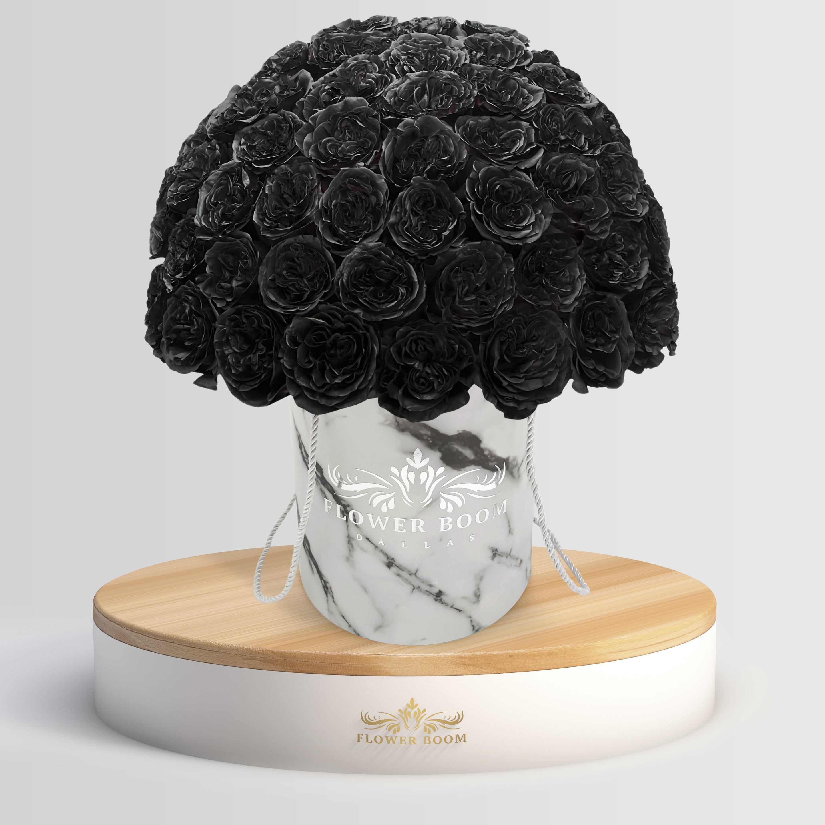 Signature Black Roses In a Box | Flower Delivery Dallas