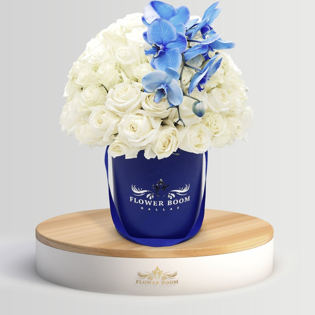 Capri Blue Gift Box Birmingham Alabama Florist - Bloom and Petal