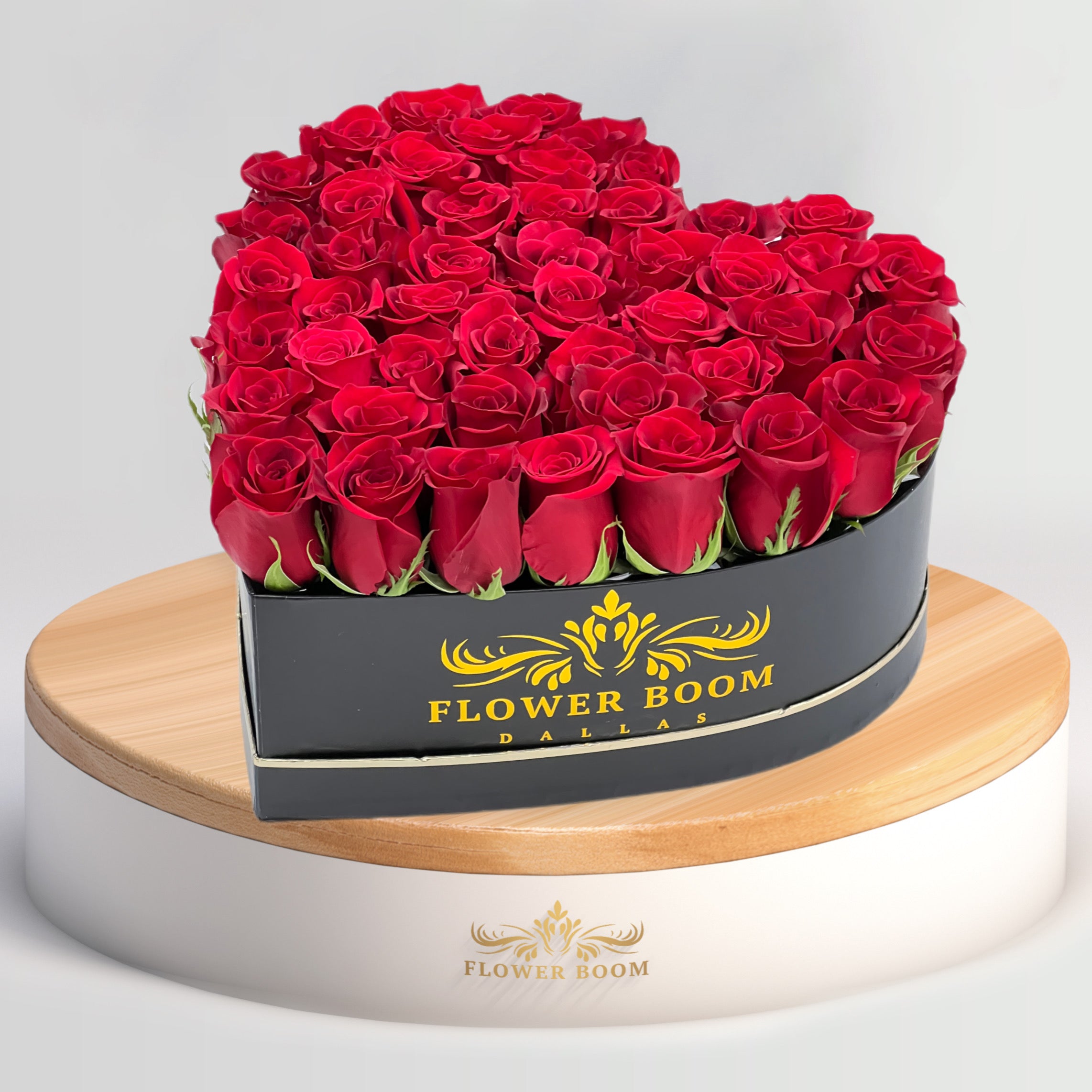 Dear Heart Red Roses Bouquet, Same Day Flower Delivery in Houston/Dallas